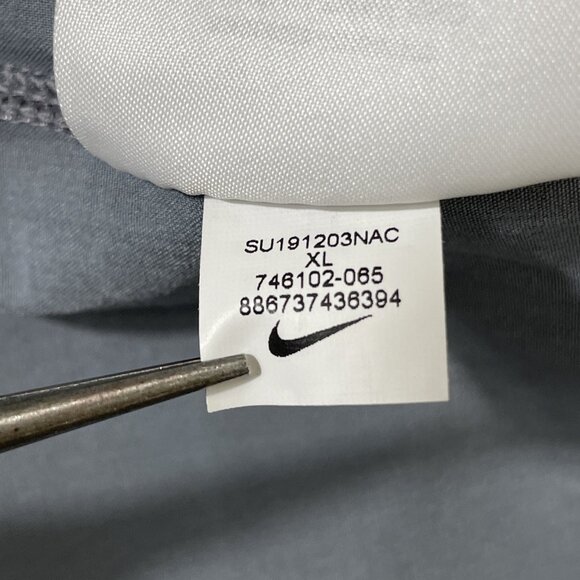 Nike Dri Fit Golf Pullover Mens Size Extra Large Gray Performance Comfort - Picture 8 of 10